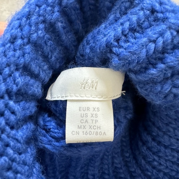 H&M Royal Blue Turtleneck XS - Picture 6 of 8